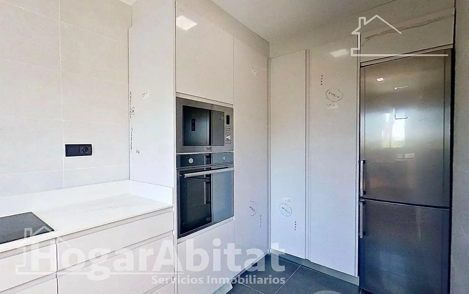 Cocina de Casa o chalet en venta en Benimuslem con Aire acondicionado, Calefacción y Terraza
