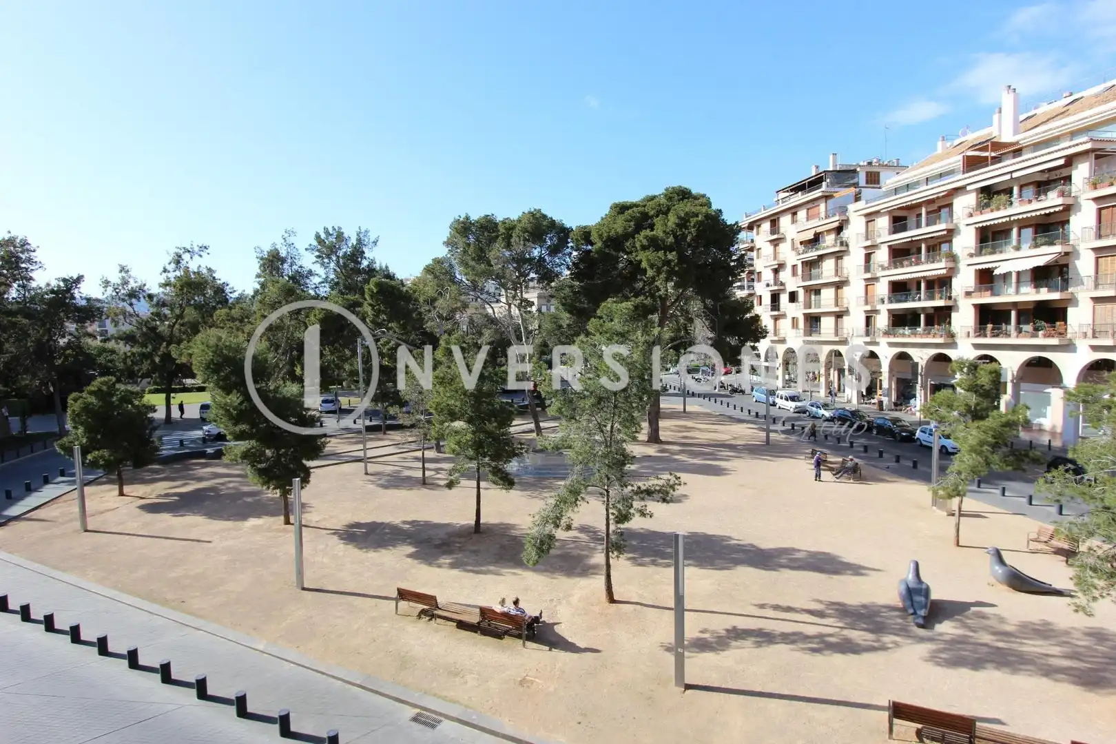 Außenansicht von Wohnung zum Verkauf in  Palma de Mallorca mit Klimaanlage, Möbliert und Balkon