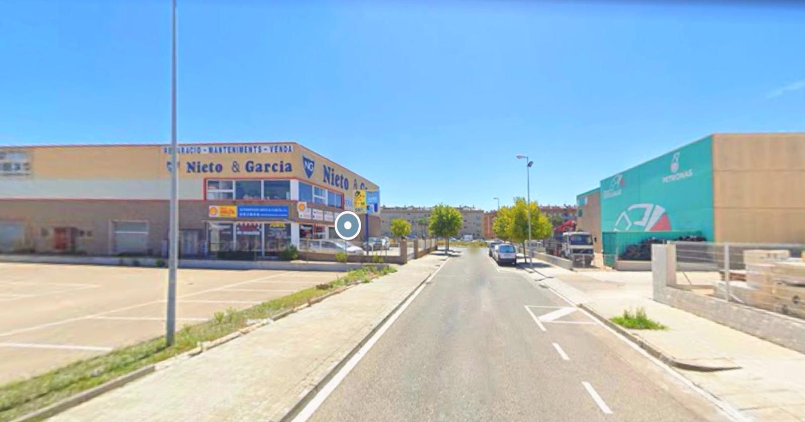 Exterior view of Industrial buildings for sale in Cubelles