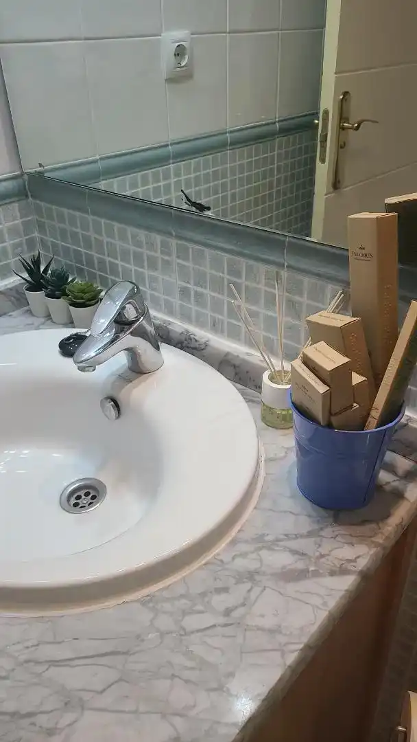Badezimmer von Wohnungen zur Miete in Vera mit Klimaanlage, Schwimmbad und Möbliert