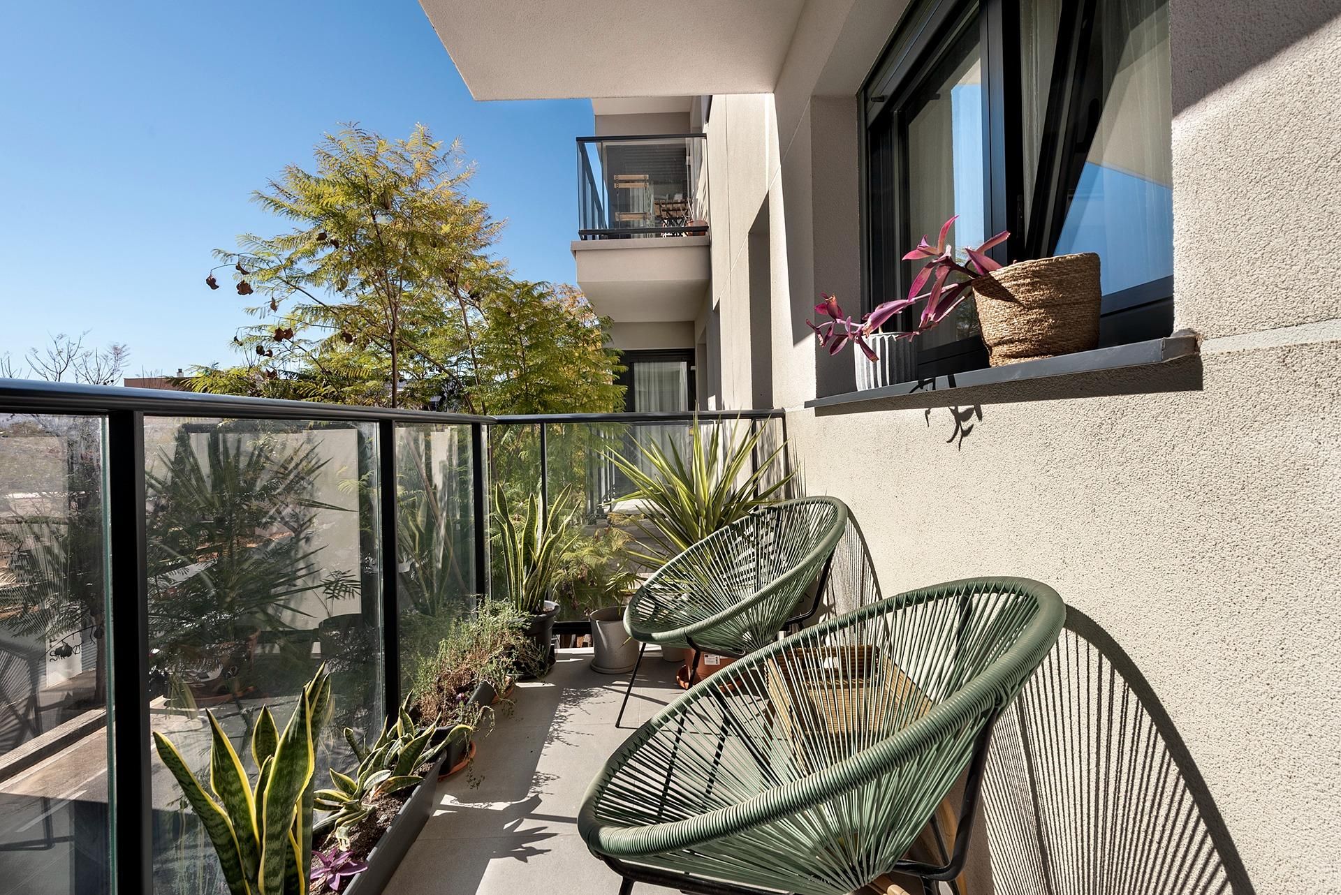 Terrasse von Wohnung zum Verkauf in  Palma de Mallorca mit Privatgarten, Terrasse und Balkon