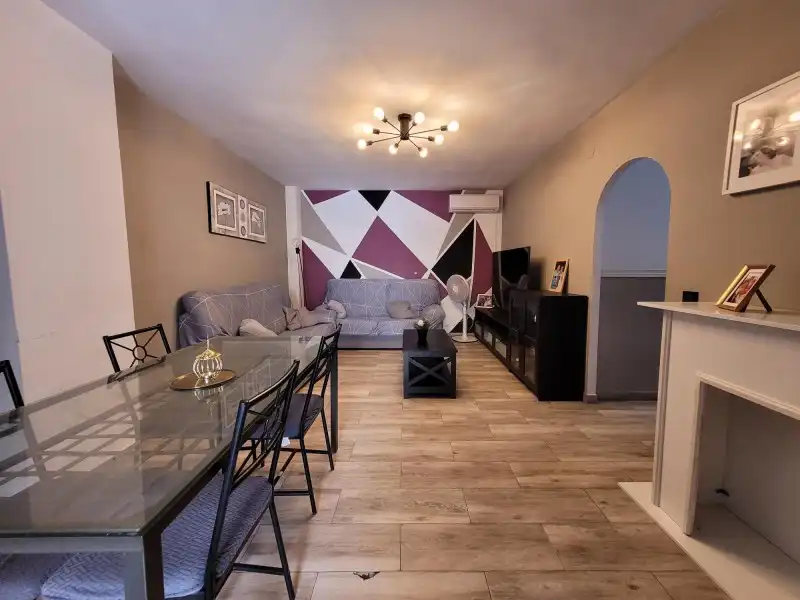 Sala d'estar de Pis en venda en Málaga amb Aire condicionat, Calefacció i Parquet