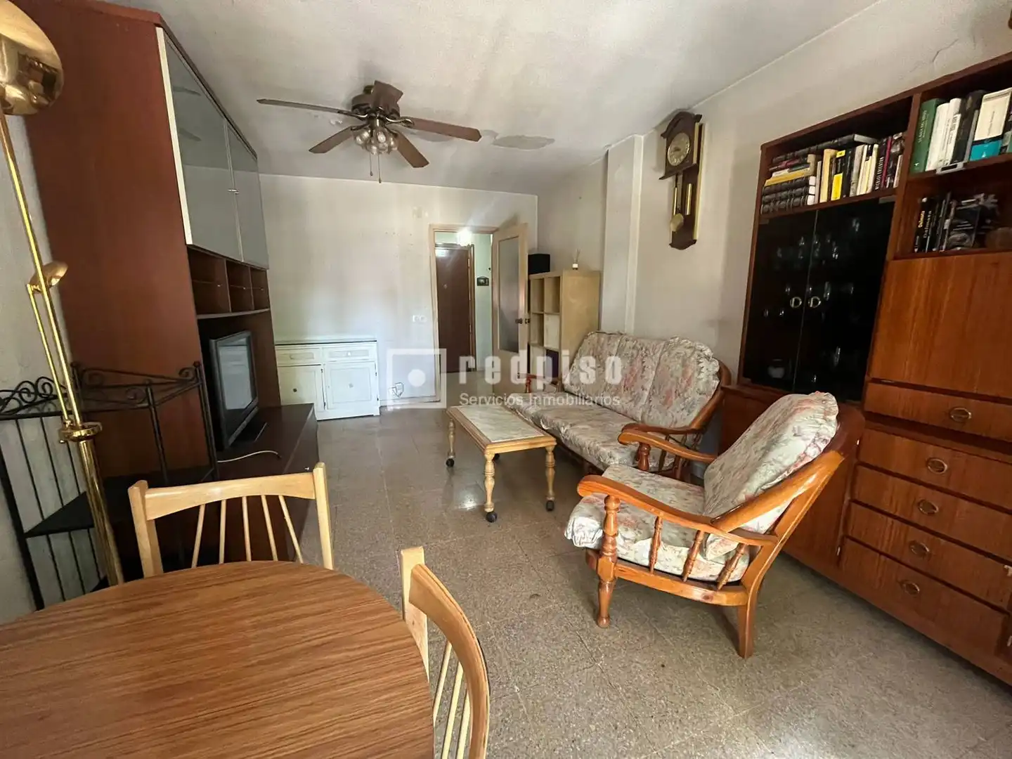 Sala d'estar de Pis en venda en Madrid amb Calefacció i Terrassa