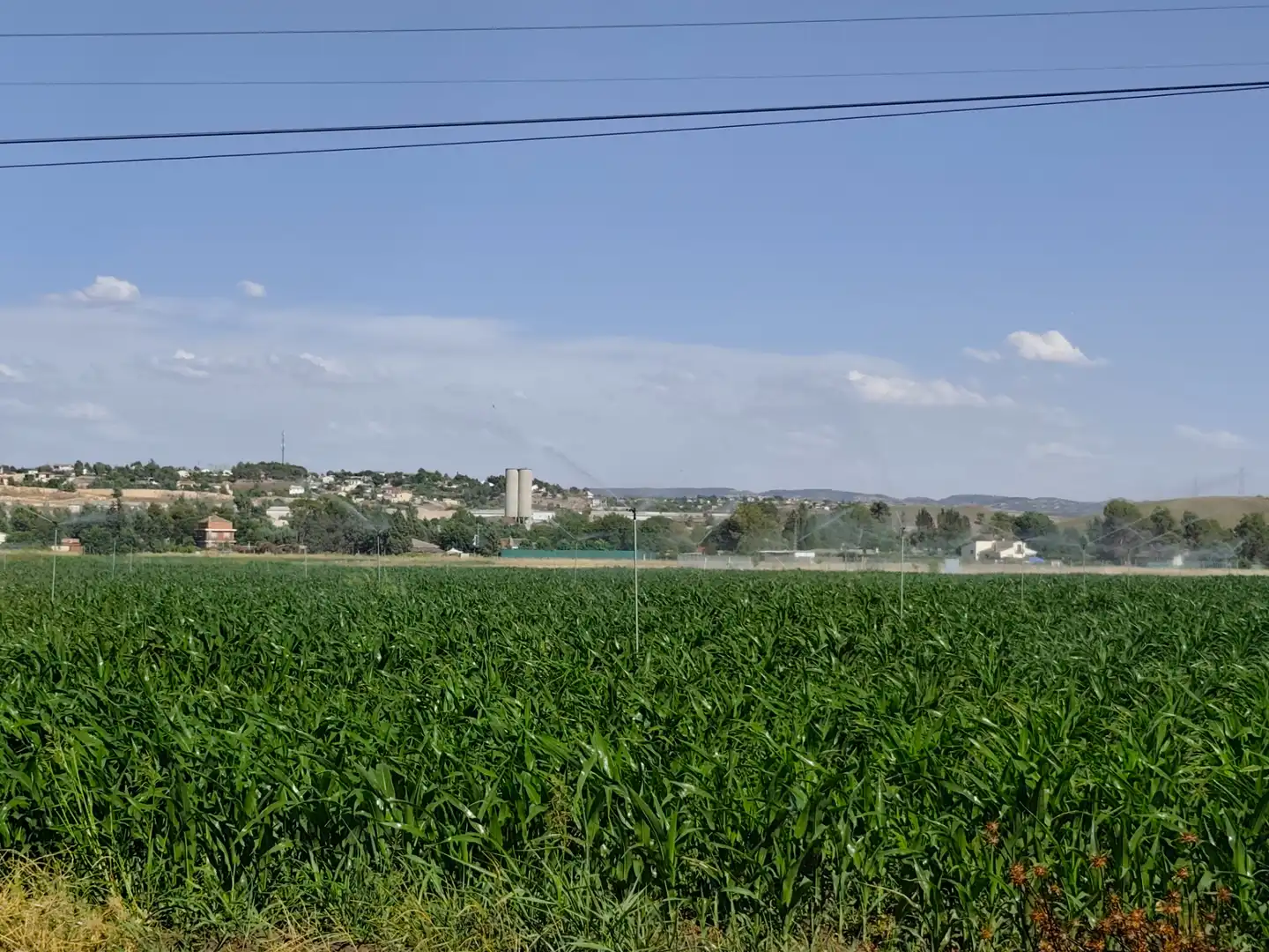 Vista exterior de Casa o xalet en venda en Illana amb Jardí privat, Terrassa i Piscina