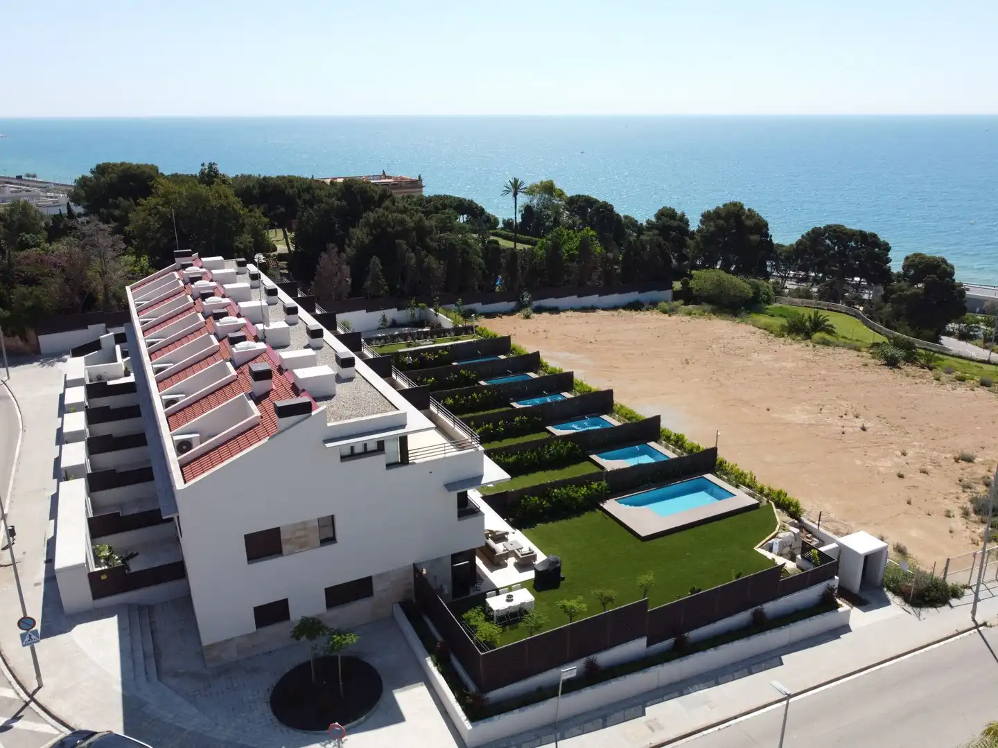 Garden of Houses for rent in Montgat  with Air Conditioner, Heating and Private garden