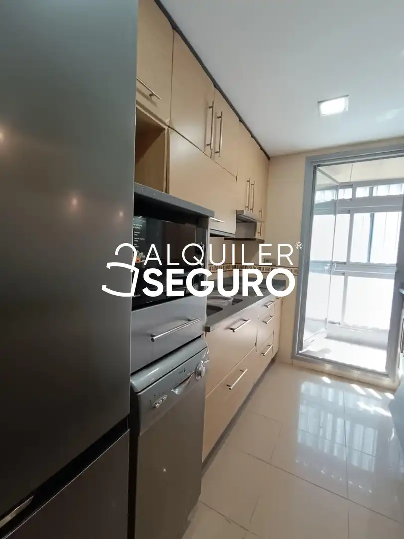 Kitchen of Flat for rent in Leganés  with Air Conditioner, Heating and Terrace