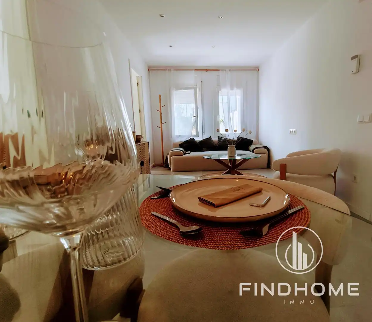 Living room of Flat for sale in Empuriabrava  with Furnished