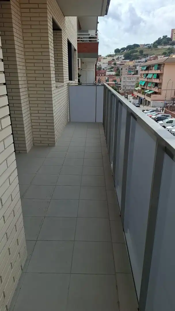 Terrasse von Wohnung zur Miete in Santa Coloma de Gramenet mit Klimaanlage, Heizung und Parkett