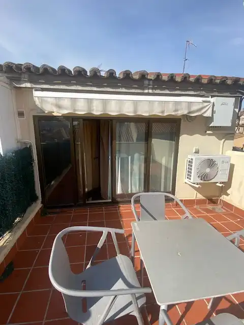 Terraza de Estudio de alquiler en Salamanca con Parquet, Terraza y Amueblado