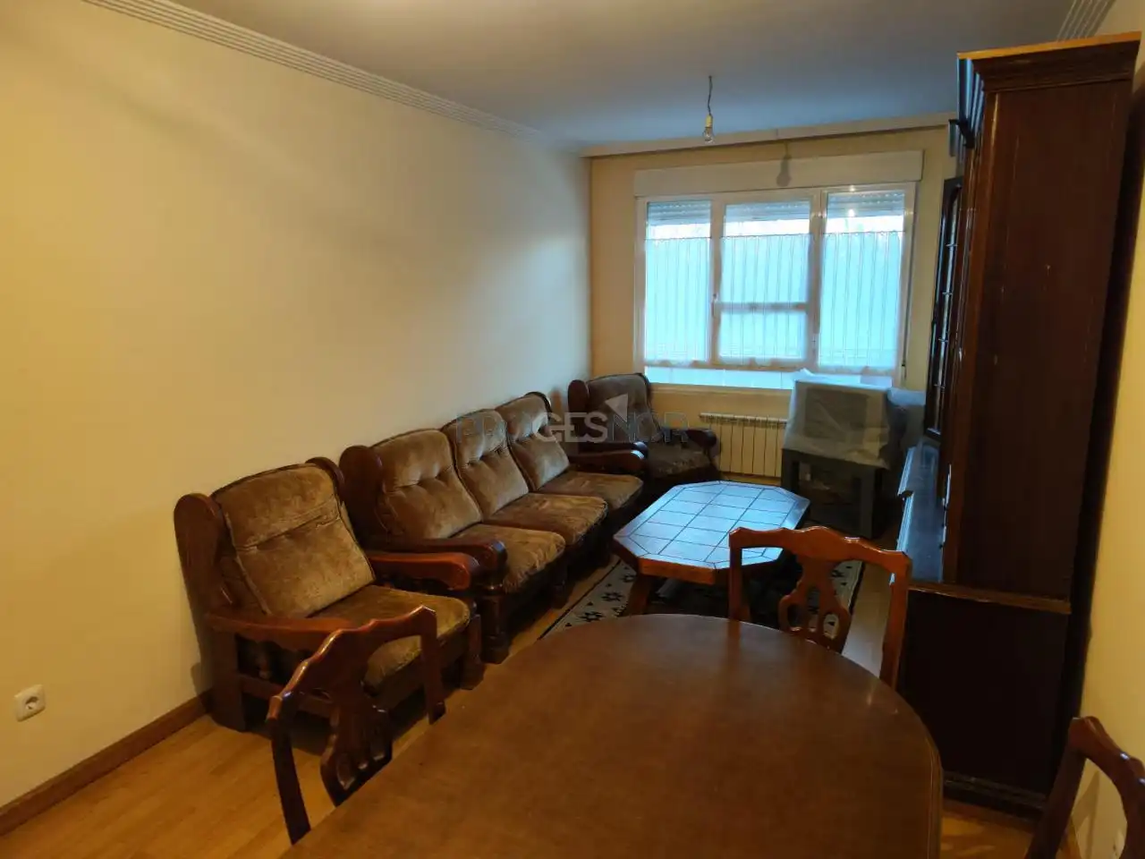Sala de estar de Apartamento en venta en San Andrés del Rabanedo con Calefacción, Parquet y Terraza