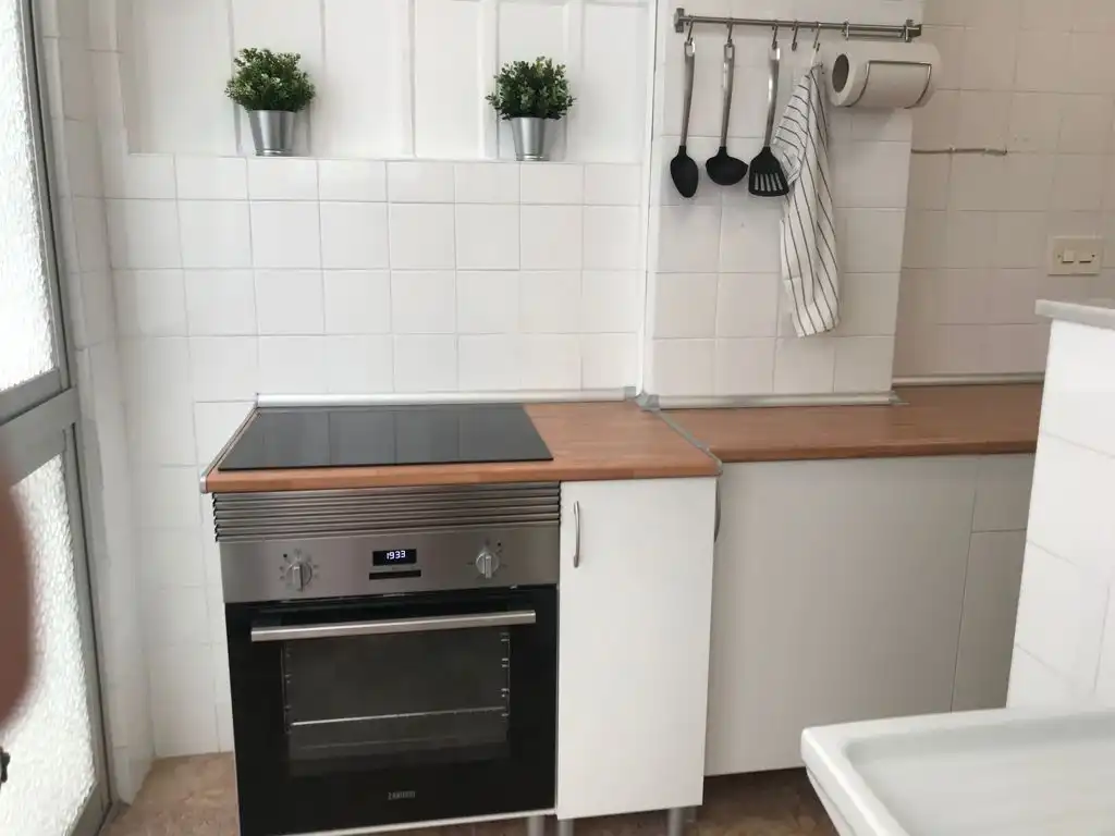 Kitchen of Flat for rent in Cádiz  with Parquet flooring, Terrace and Furnished