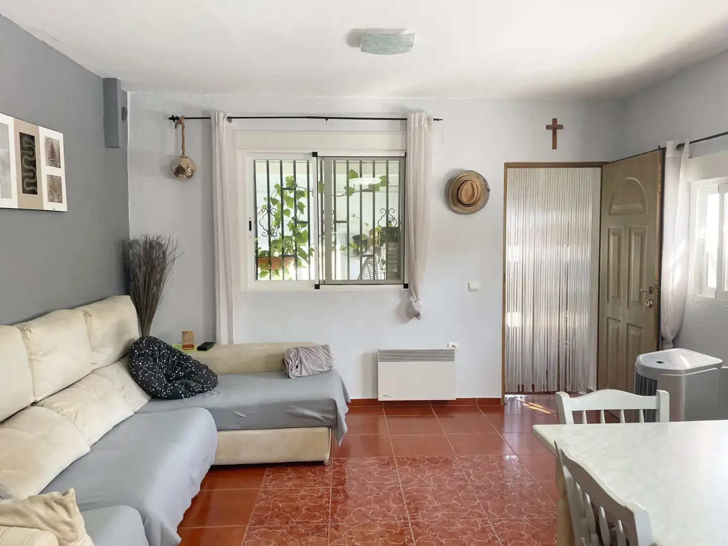 Sala d'estar de Finca rústica en venda en Peñíscola / Peníscola amb Calefacció, Jardí privat i Terrassa