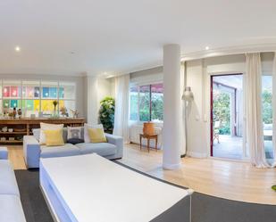 Sala d'estar de Planta baixa en venda en  Madrid Capital amb Aire condicionat i Terrassa