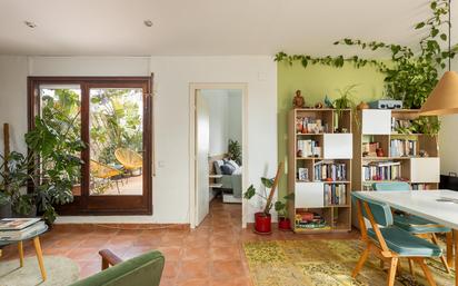 Sala d'estar de Àtic en venda en  Barcelona Capital amb Calefacció i Terrassa