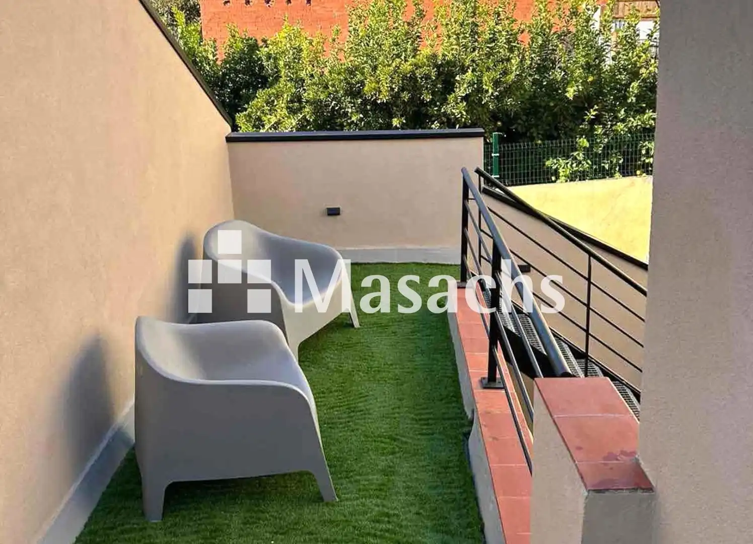 Terraza de Casa adosada en venta en Terrassa con Aire acondicionado, Calefacción y Jardín privado
