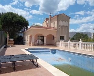 Exterior view of House or chalet for sale in Palma de Gandia  with Air Conditioner, Terrace and Swimming Pool