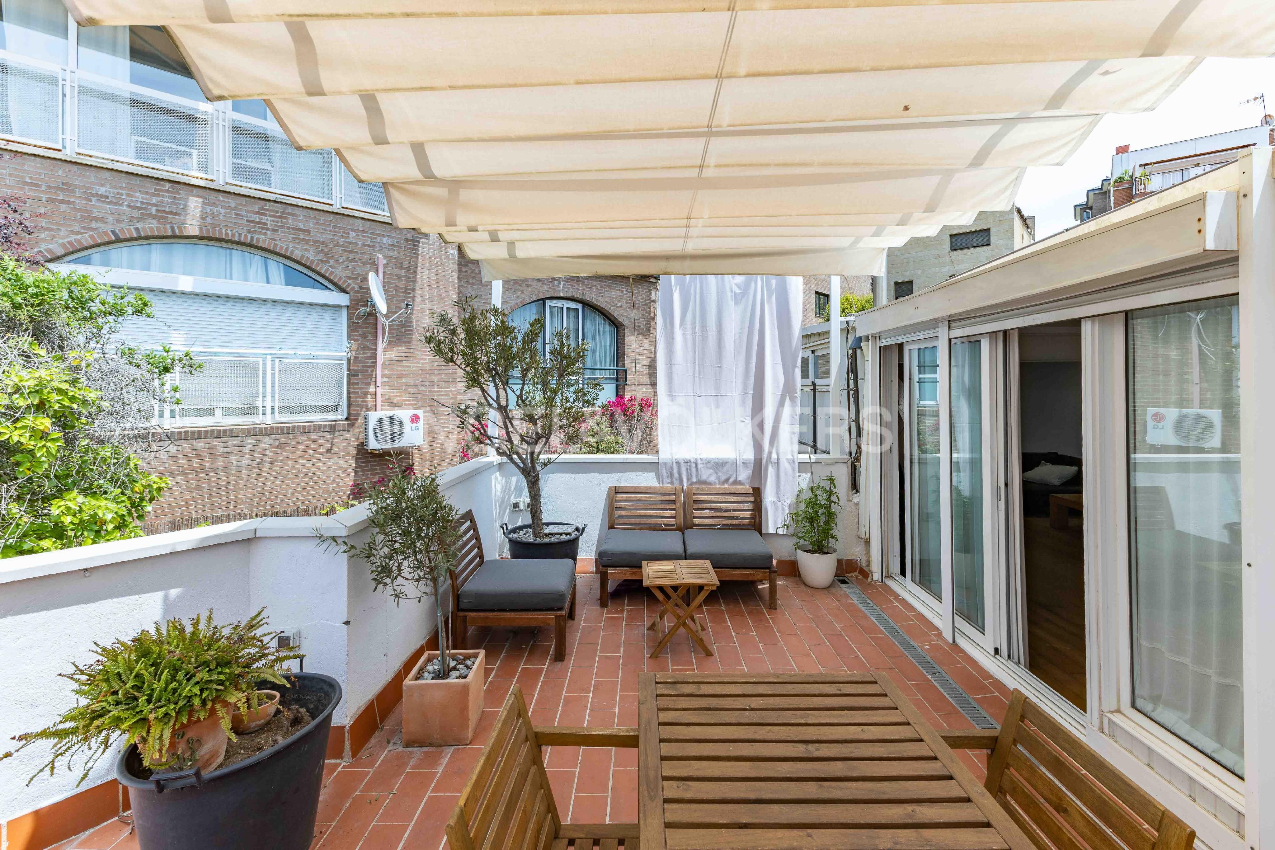 Terrace of Attic for sale in Sant Just Desvern  with Air Conditioner, Heating and Parquet flooring