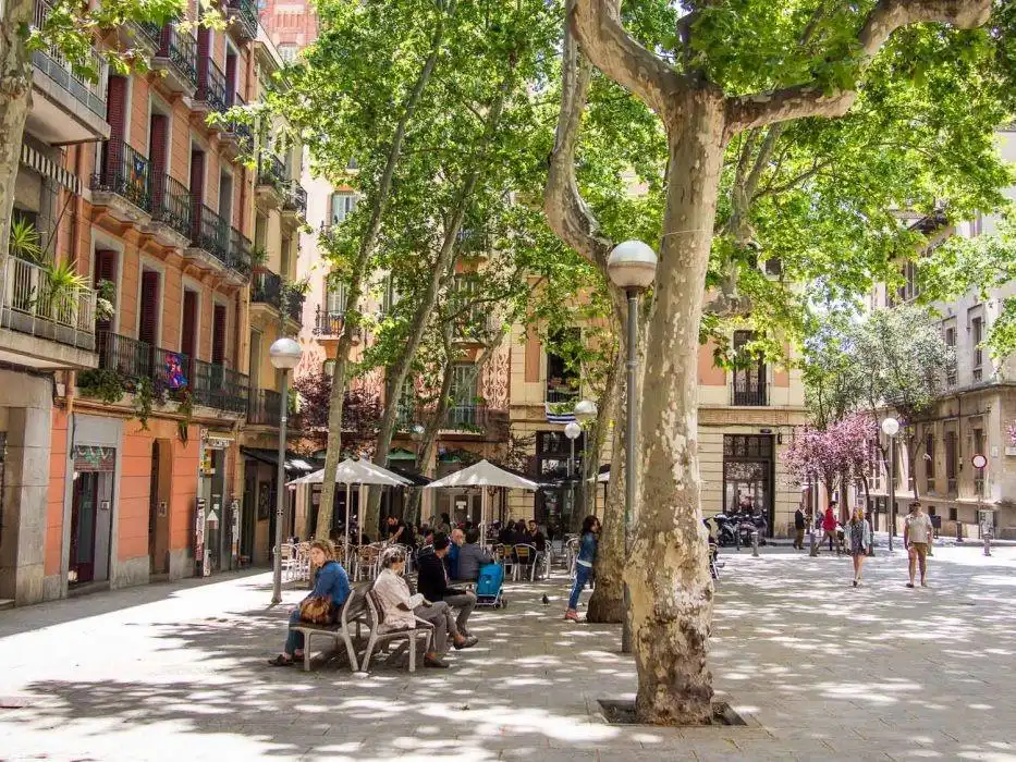 Vista exterior de Piso en venta en Barcelona con Terraza
