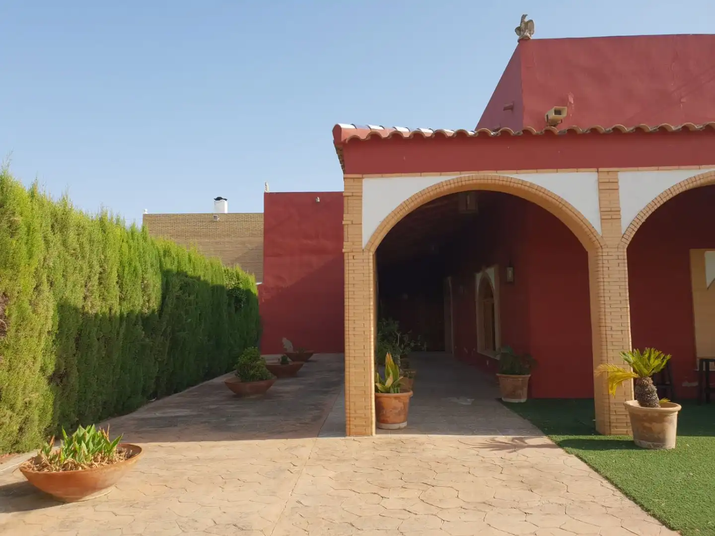Jardín de Finca rústica en venta en La Algaba