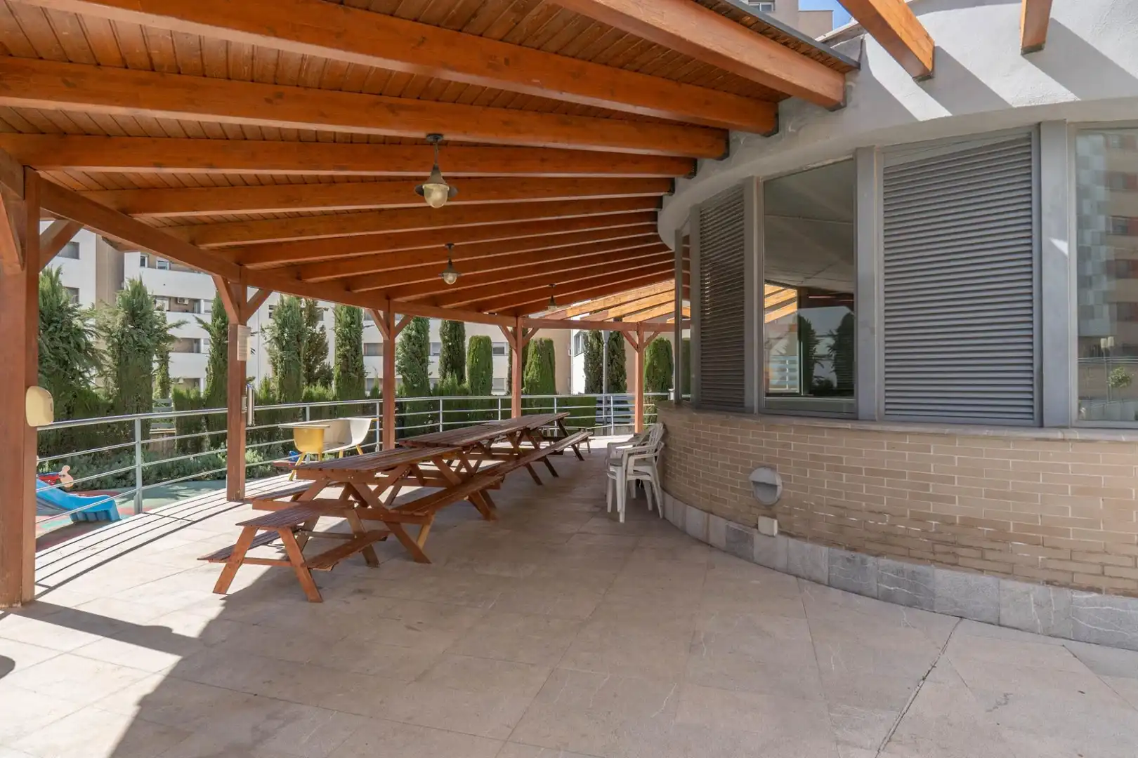 Terrace of Flat for sale in Granada  with Air Conditioner, Heating and Private garden