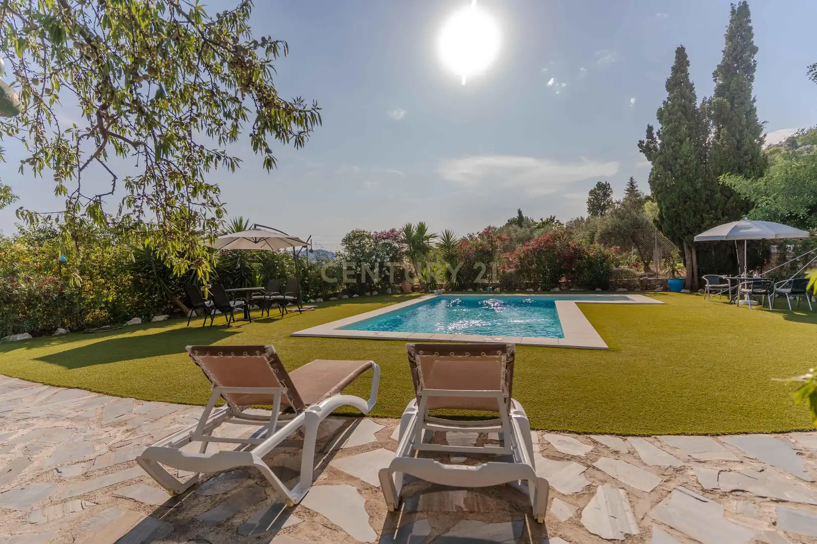 Garden of Houses for sale in Lanjarón  with Private garden, Storage room and Swimming Pool