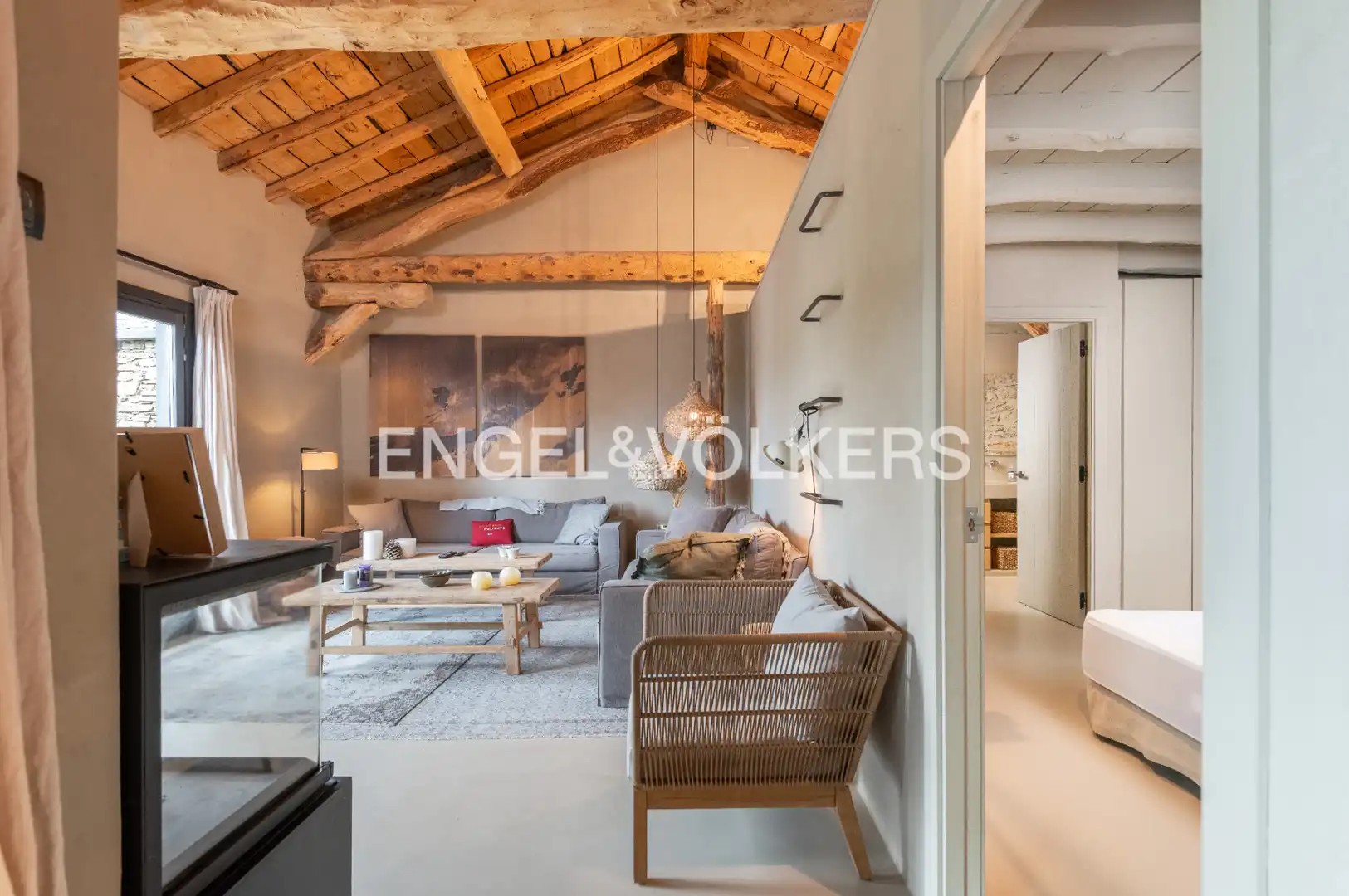 Sala de estar de Casa o chalet en venta en Bolvir con Calefacción, Jardín privado y Parquet