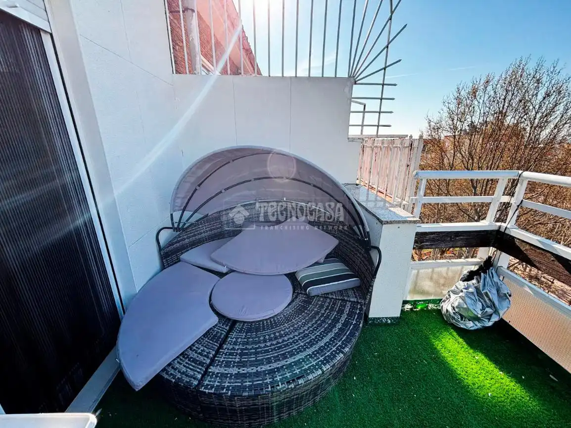 Terrace of Flat for sale in Zaragoza  with Heating, Terrace and Furnished