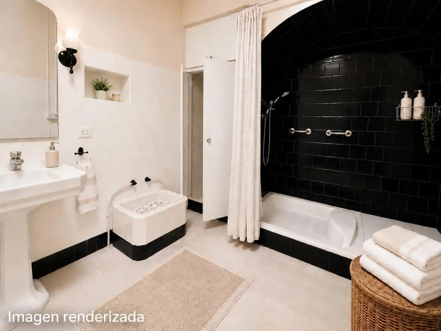 Badezimmer von Haus oder Chalet zum Verkauf in Mataró mit Terrasse