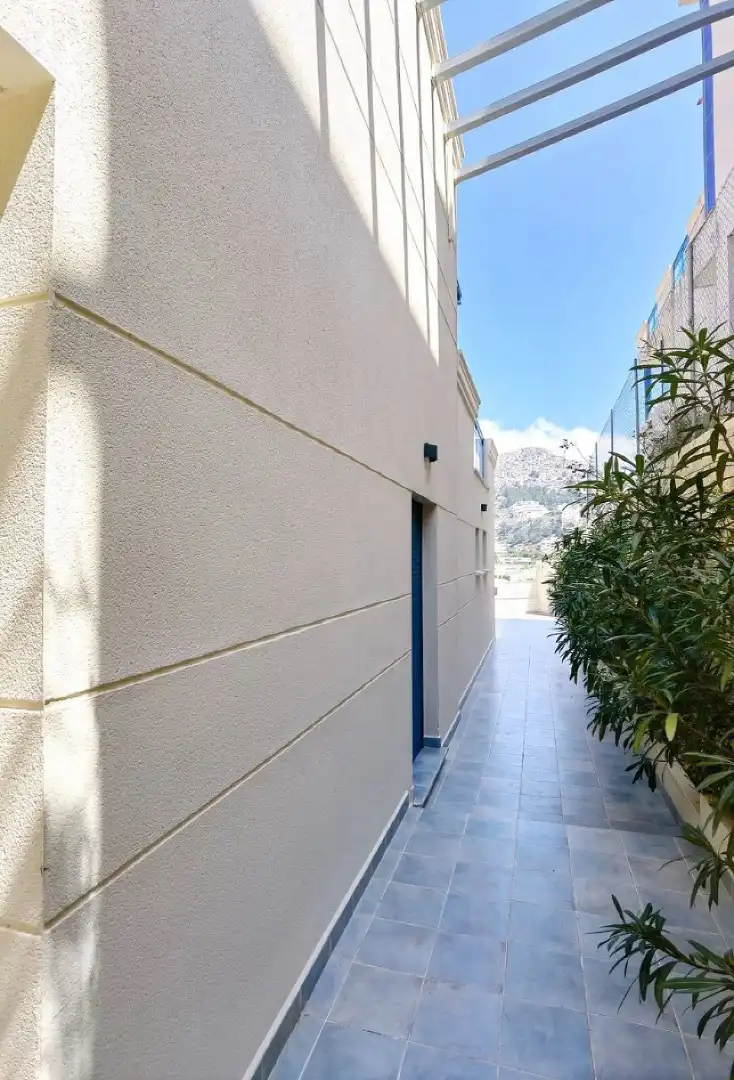 Vista exterior de Casa o chalet en venta en Altea con Calefacción, Terraza y Piscina