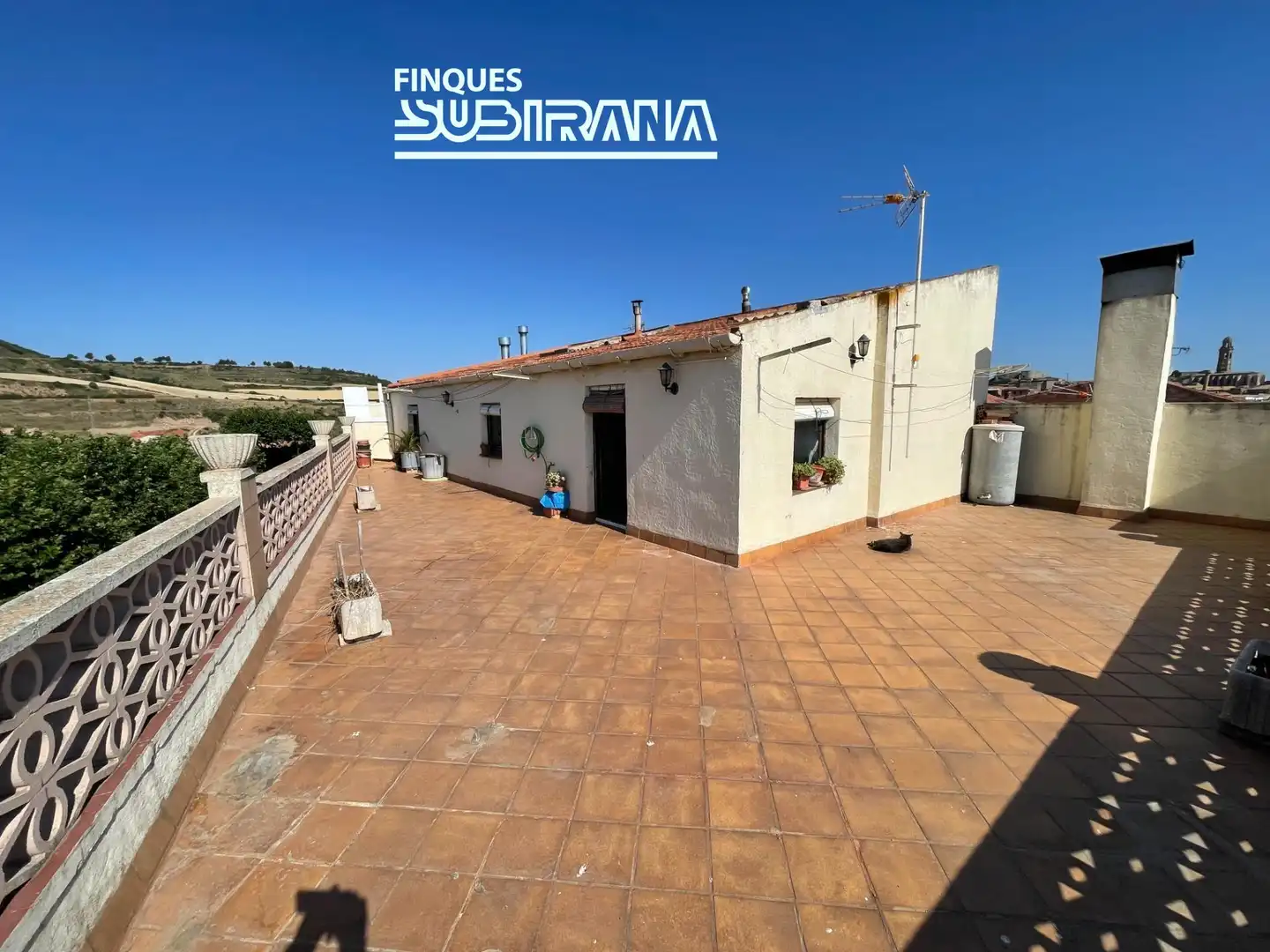 Vista exterior de Casa o xalet en venda en Calaf amb Calefacció i Terrassa