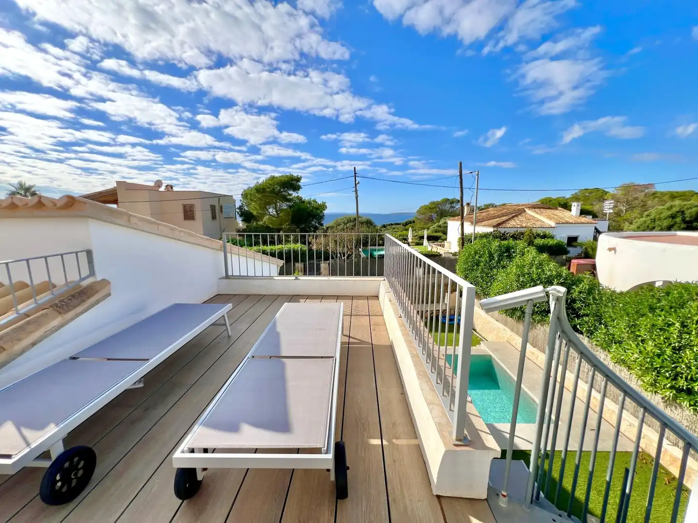 Terraza de Casa o chalet de alquiler en Santanyí con Aire acondicionado, Calefacción y Jardín privado