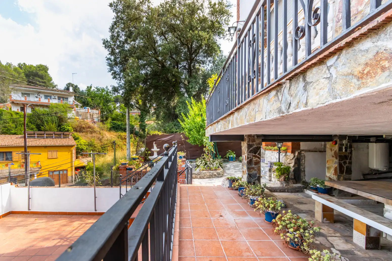 Terraza de Casa o chalet en venta en Vacarisses con Calefacción, Jardín privado y Terraza