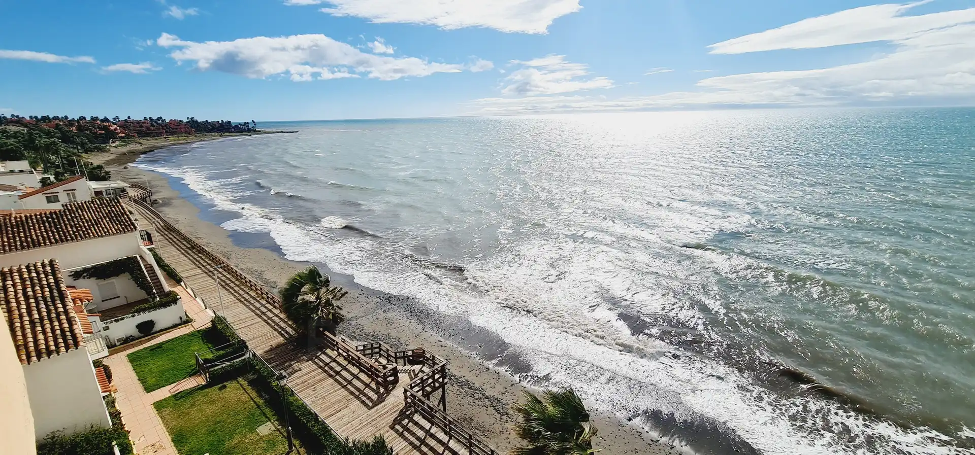 Exterior view of Study for sale in Estepona  with Air Conditioner, Heating and Terrace