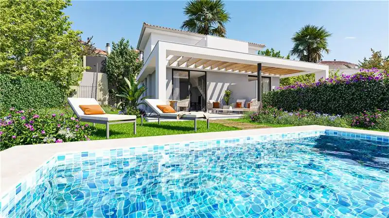 Piscina de Casa adosada en venda en Manacor amb Aire condicionat, Jardí privat i Terrassa