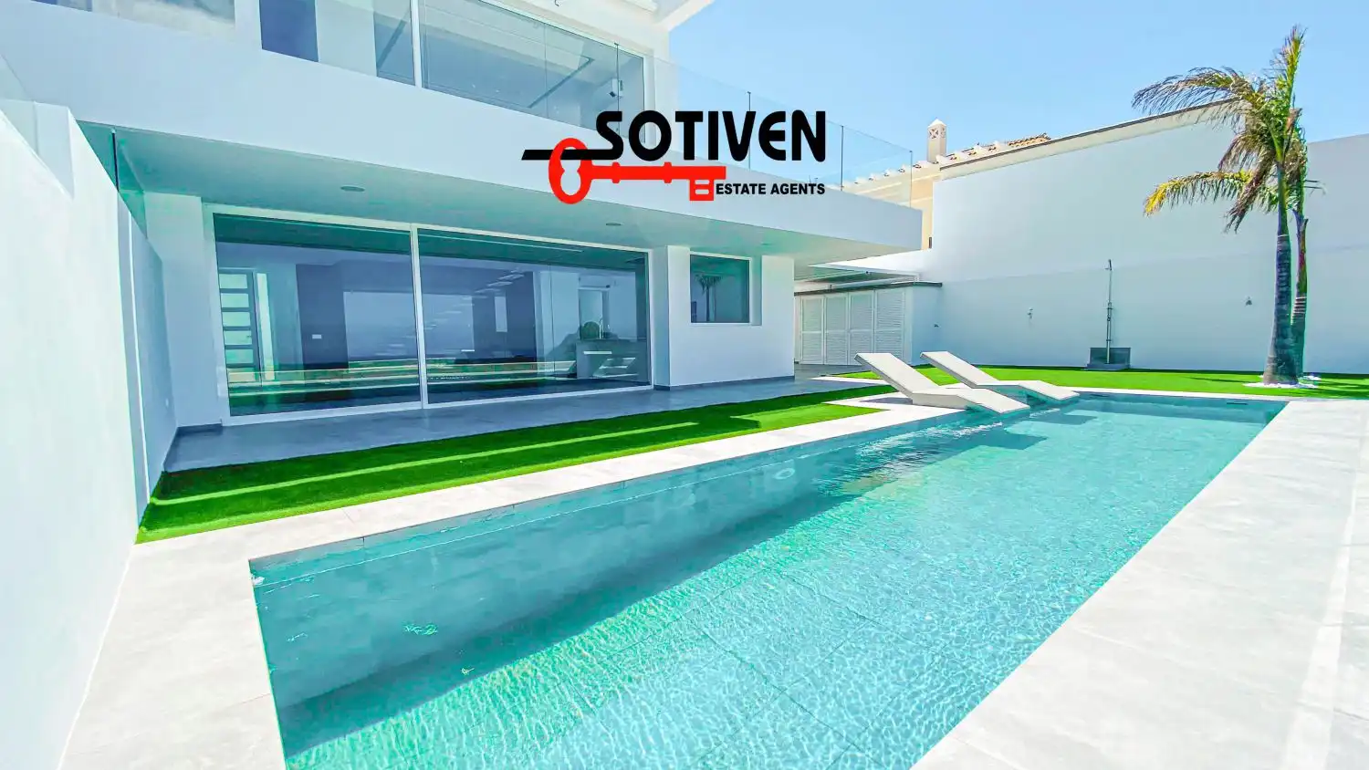 Piscina de Casa o xalet de lloguer en Adeje amb Jardí privat, Terrassa i Piscina