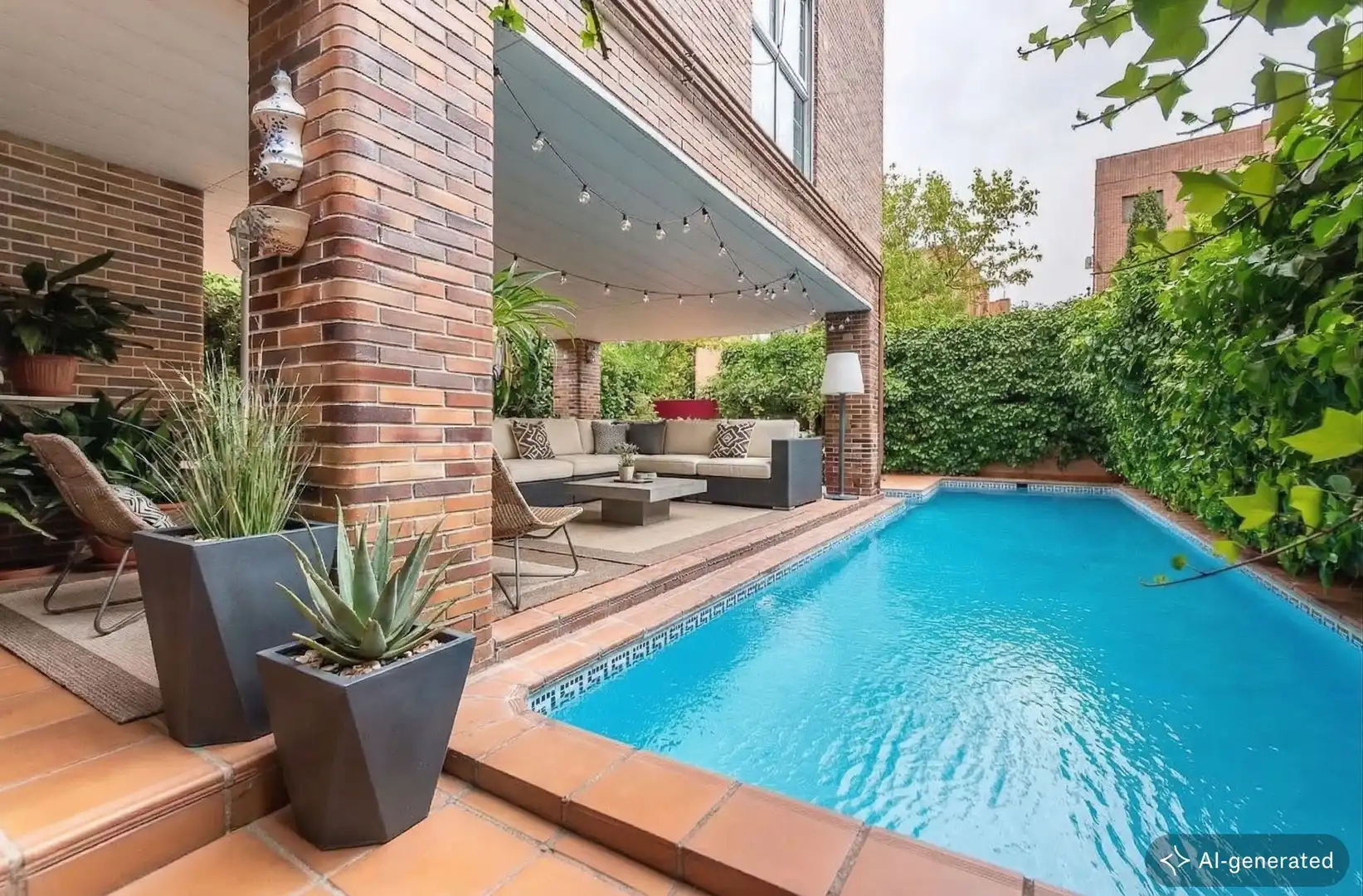 Terrace of Houses for sale in  Madrid Capital  with Air Conditioner, Heating and Private garden