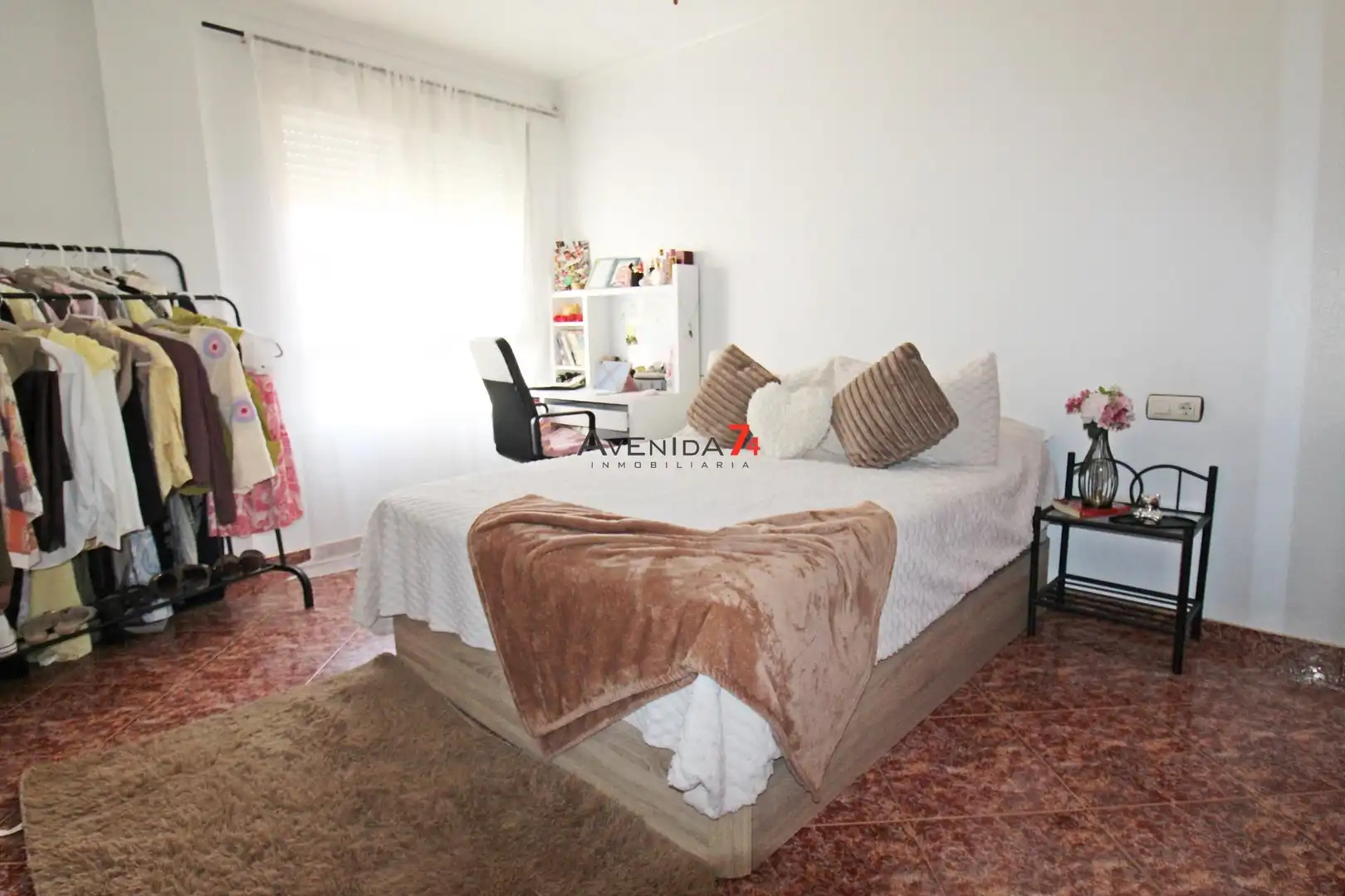 Bedroom of Flat for sale in Lorca  with Air Conditioner, Storage room and Furnished