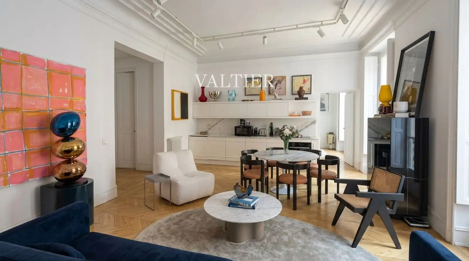 Living room of Flat for rent in Madrid  with Air Conditioner, Heating and Terrace