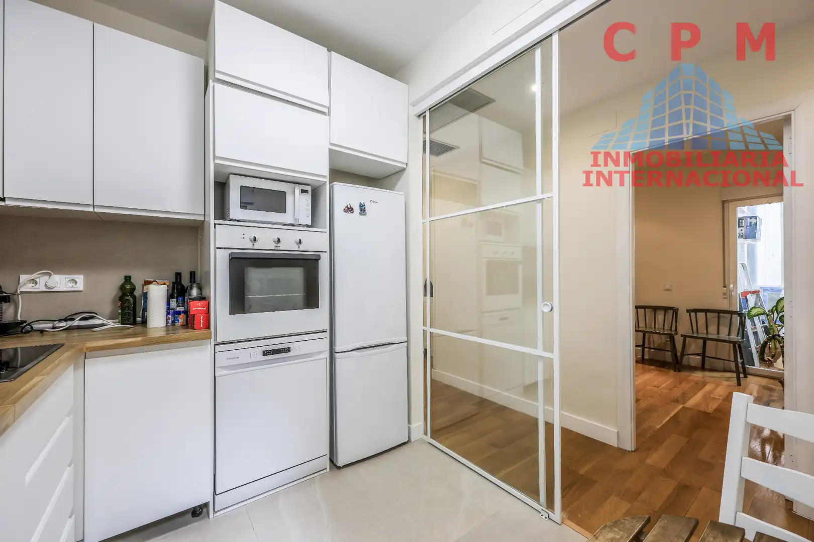 Küche von Wohnung zur Miete in Madrid mit Klimaanlage, Heizung und Parkett