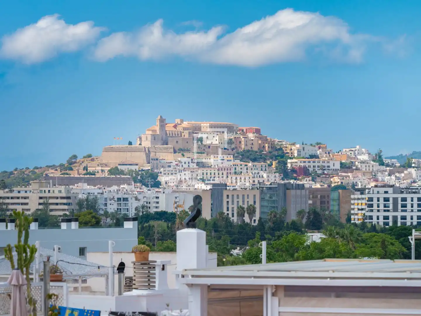 Exterior view of Flat for sale in Santa Eulària des Riu  with Air Conditioner and Furnished
