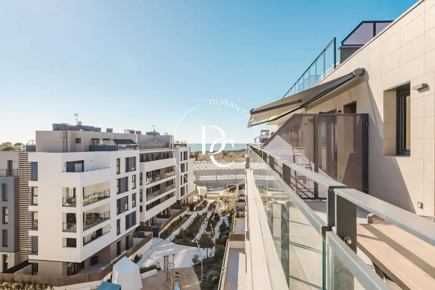 Terrasse von Maisonette zur Miete in Vilanova i la Geltrú mit Klimaanlage, Heizung und Terrasse