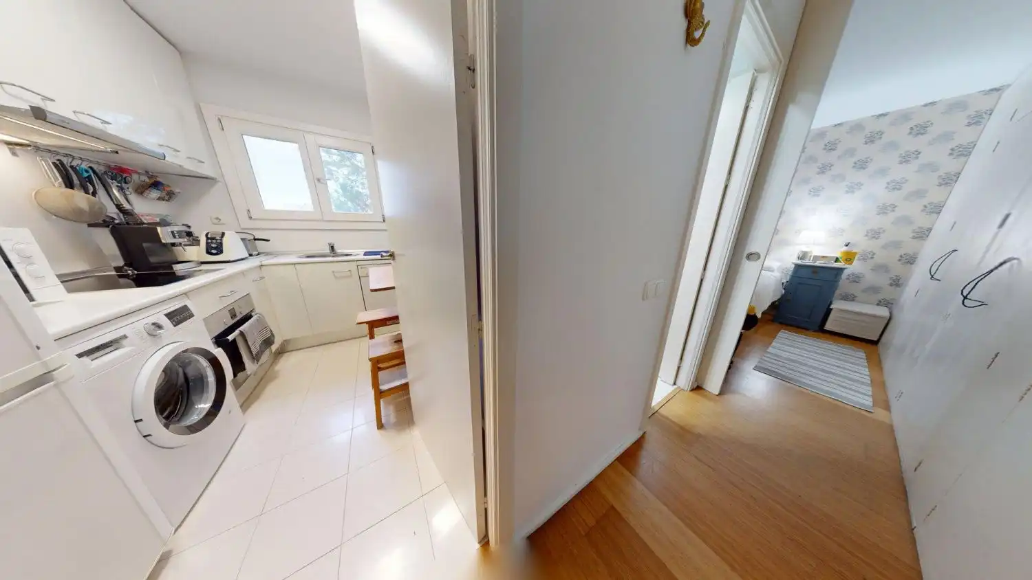 Kitchen of Flat for sale in Sevilla  with Air Conditioner, Heating and Terrace