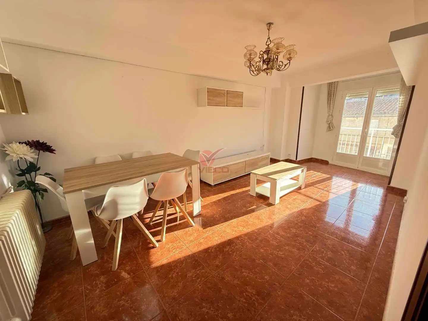 Living room of Flat for sale in Cuenca Capital  with Heating, Terrace and Storage room