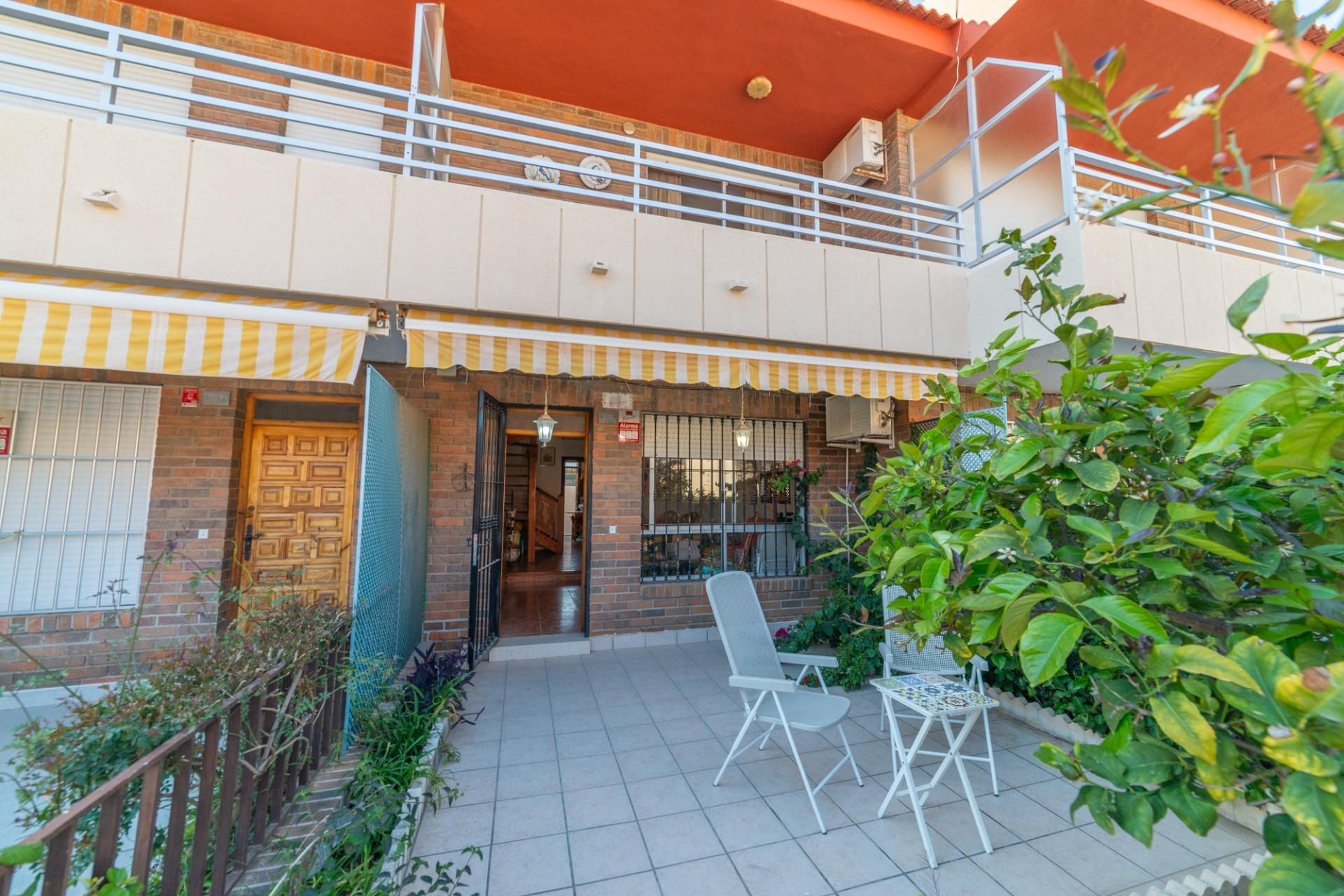 Garden of Single-family semi-detached for sale in San Javier  with Private garden, Terrace and Furnished