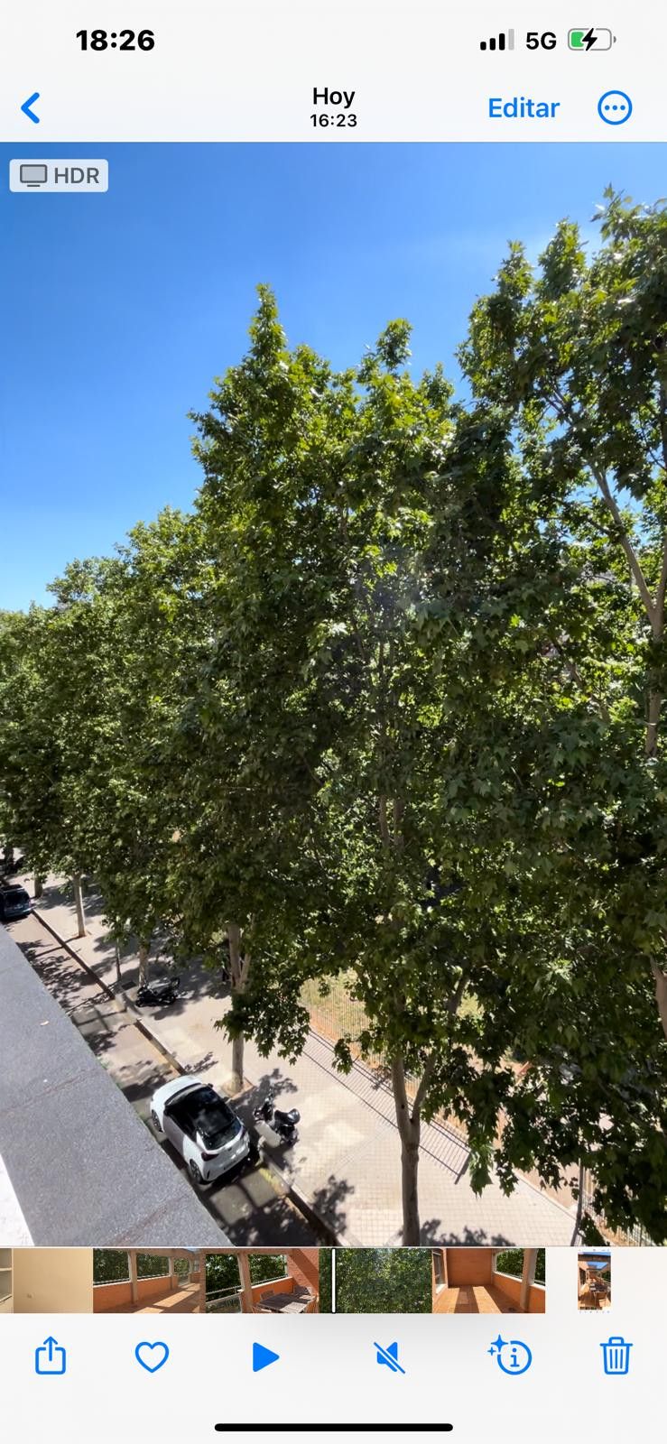 Exterior view of Attic for sale in  Madrid Capital  with Air Conditioner, Heating and Terrace