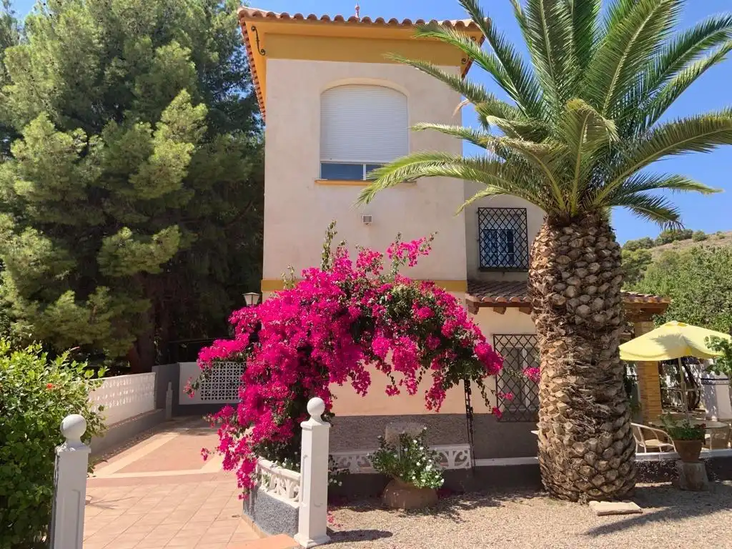 Vista exterior de Casa o chalet en venta en Totana con Jardín privado, Trastero y Piscina