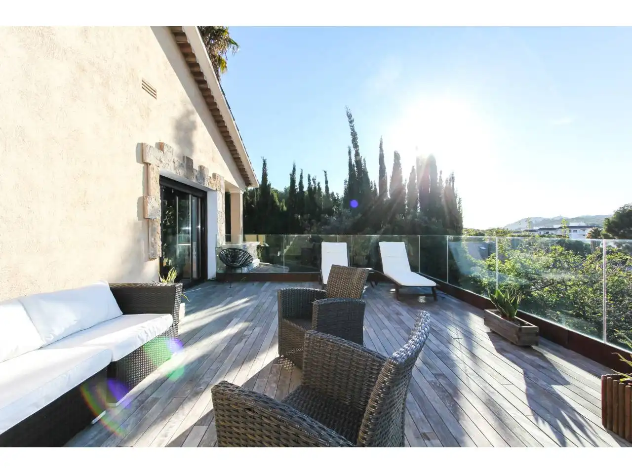 Terraza de Casa o chalet en venta en Lloret de Mar con Aire acondicionado, Calefacción y Jardín privado