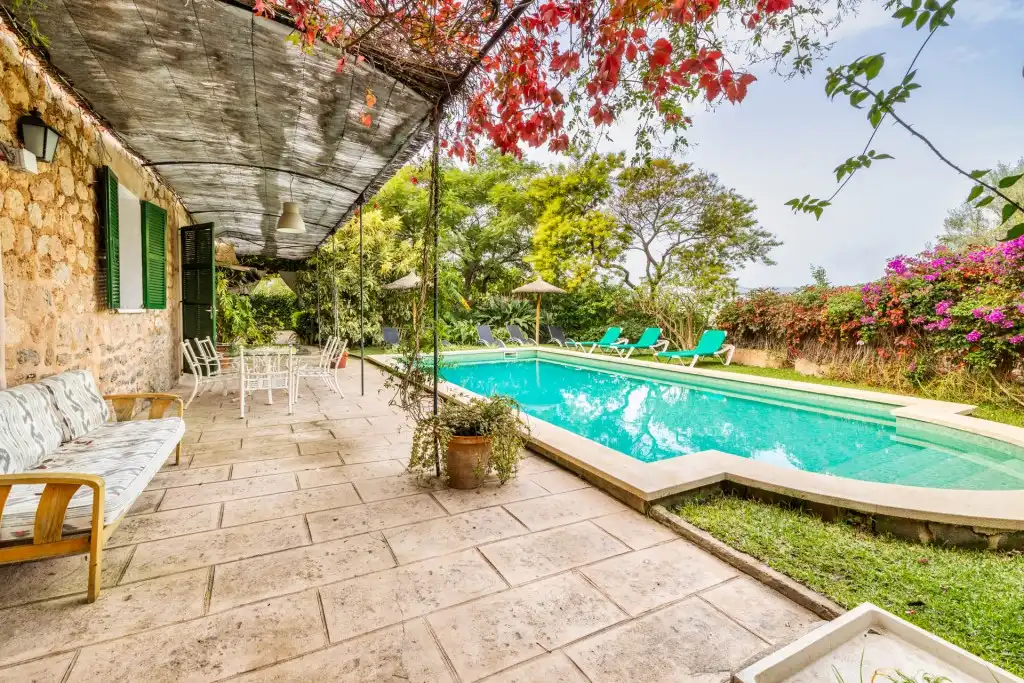 Piscina de Finca rústica en venta en Fornalutx con Jardín privado, Terraza y Trastero