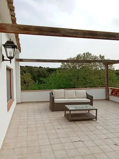 Terrassa de Casa o xalet en venda en Sant Llorenç d'Hortons amb Calefacció, Jardí privat i Terrassa