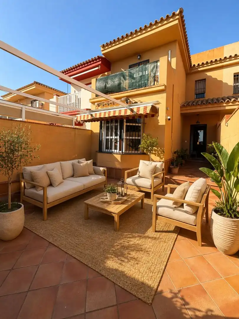 Terrassa de Casa adosada en venda en Chiclana de la Frontera
